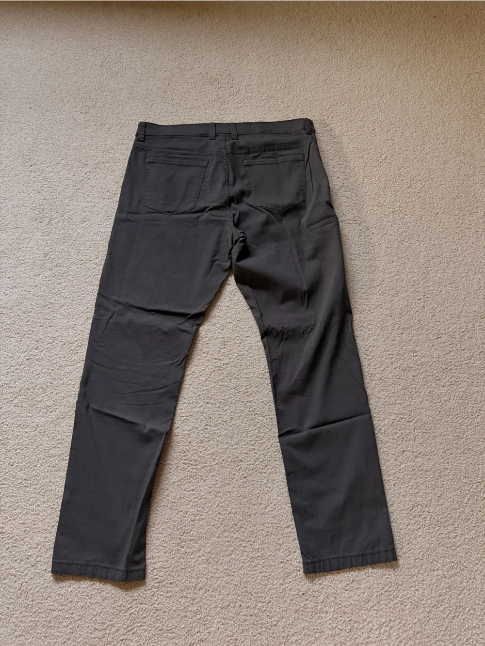 Men's Charcoal Slim Chino Pants